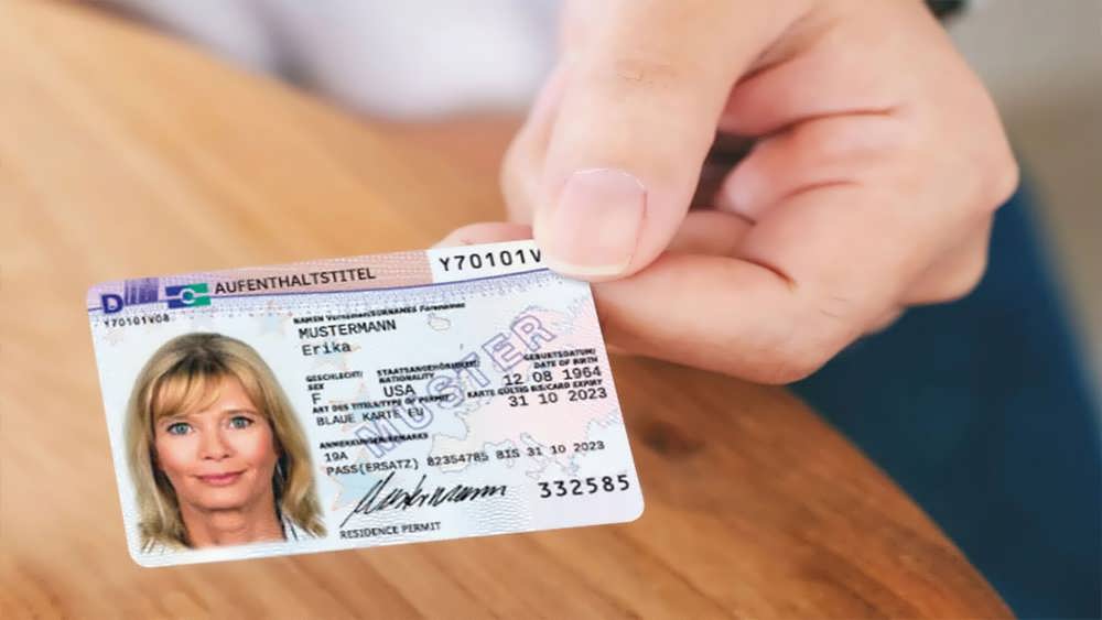 کارت اقامت آبی آلمان