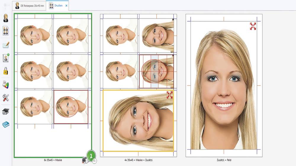 ابزار ساخت عکس بیومتریک