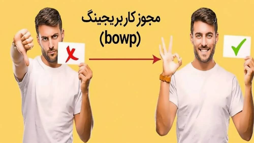 مجوز کار بریجینگ