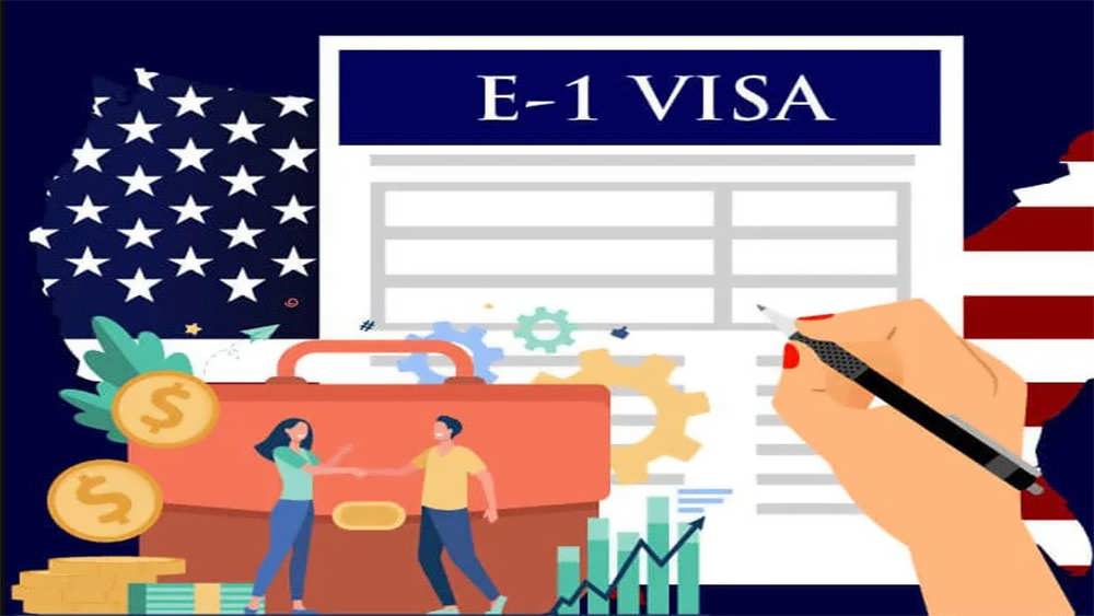 درخواست ویزای E‑1
