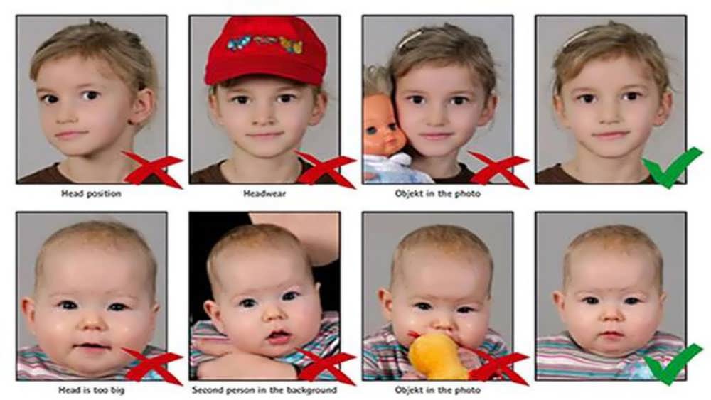 اشتباهات عکس پاسپورتی