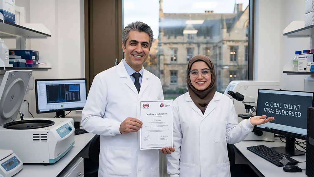 دانشمندان ایرانی با تاییدیه استعداد جهانی (Global Talent Visa) در آزمایشگاه مدرن در انگلستان