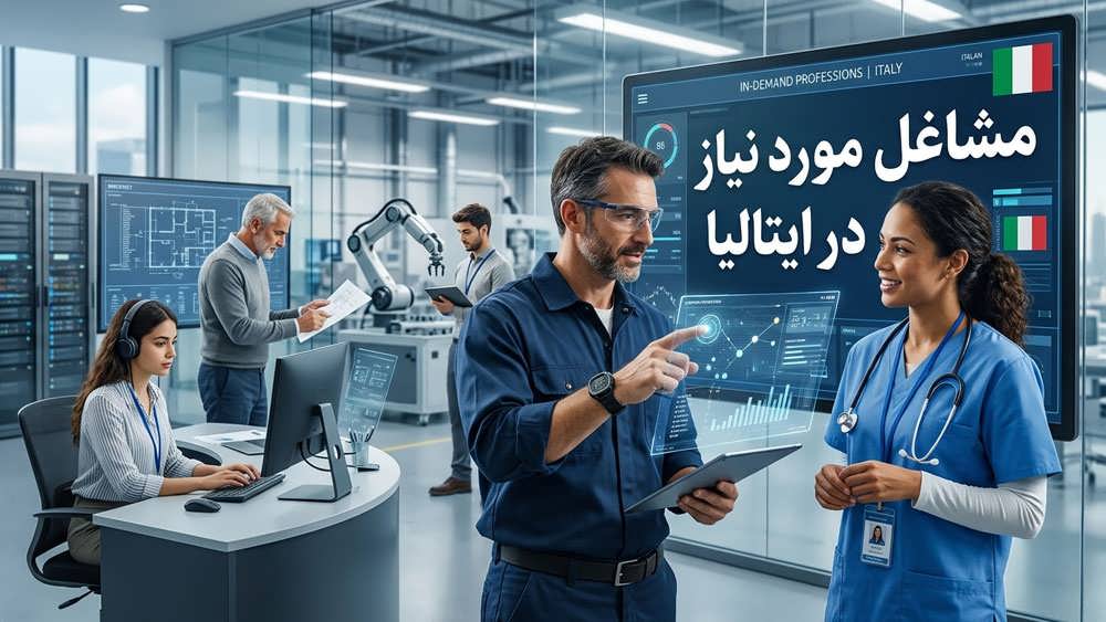 مشاغل پرتقاضا، مهندسی، IT و کادر درمان در بازار کار ایتالیا.