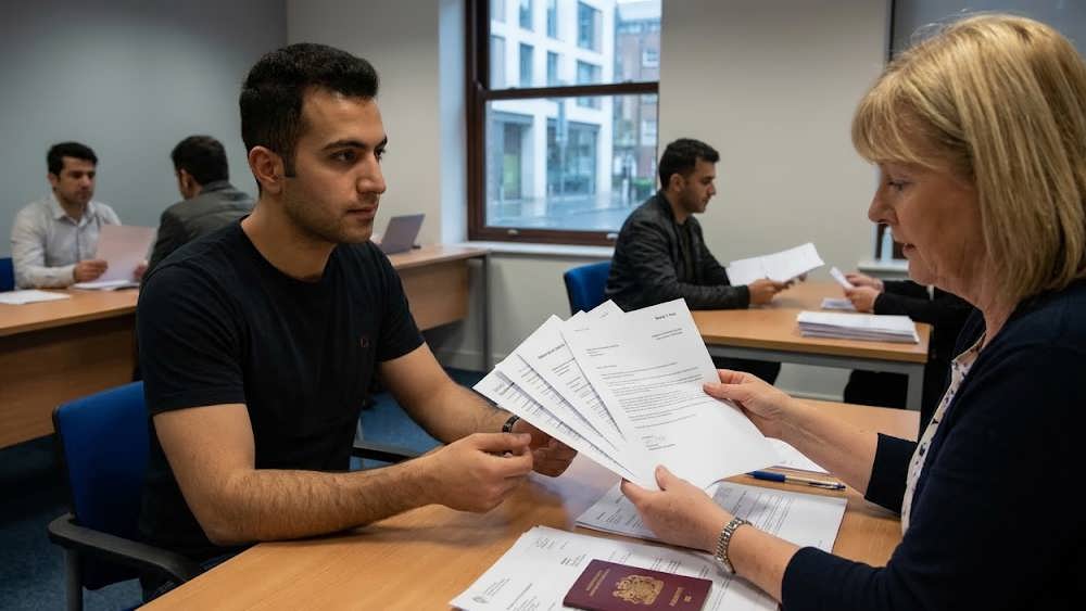 مراحل بررسی و تایید مدارک ویزای Stamp 2 و کار دانشجویی متخصص ایرانی در اداره خدمات عمومی ایرلند