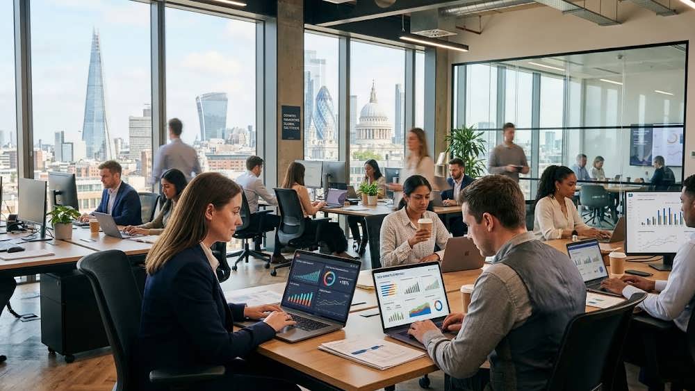 بازار کار بازاریابی دیجیتال و فروش B2B در آمریکا و بریتانیا